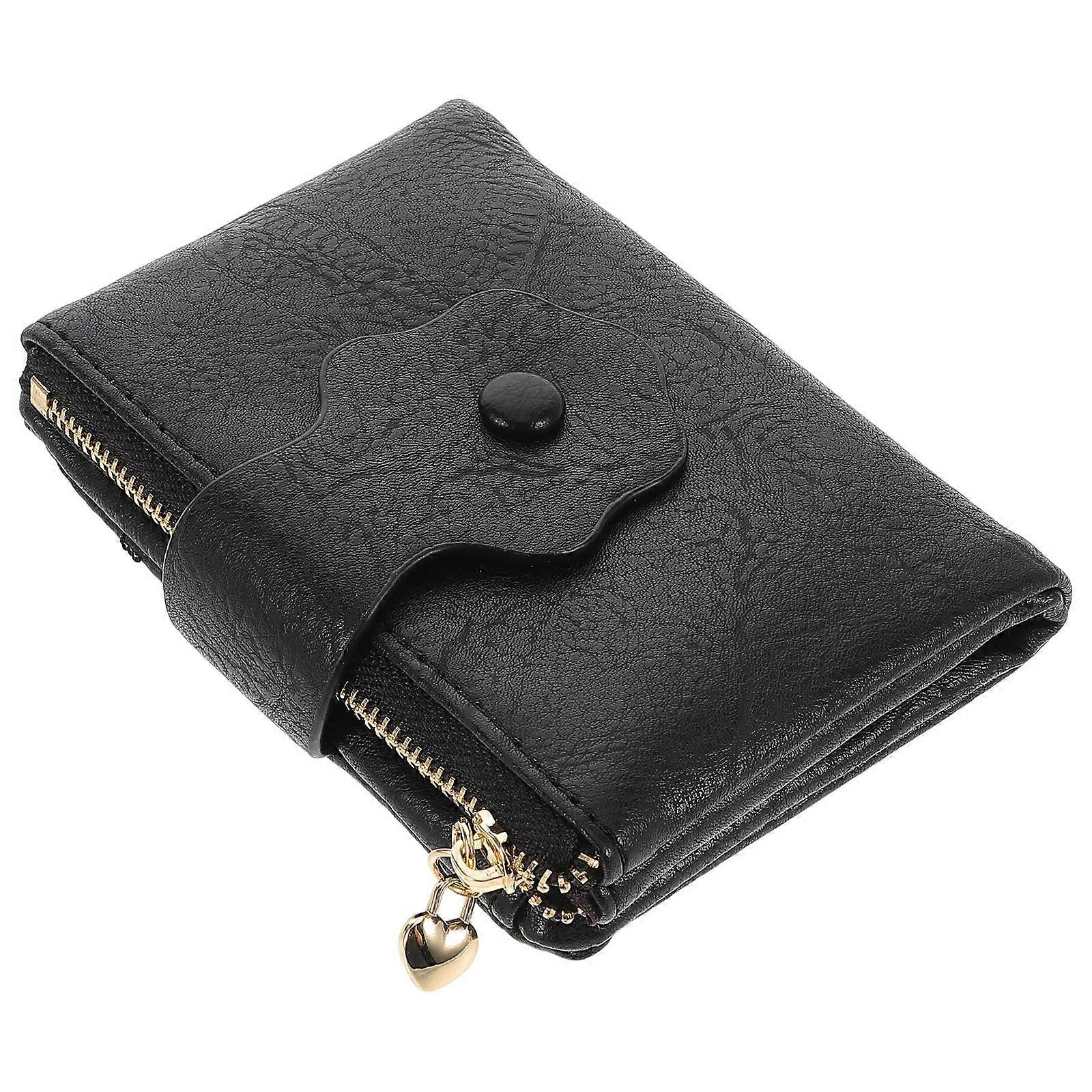 Vintage Wallet For Women Coin Change Purse Brown 12.50X9.50X2.50Cm Multifunctional 1Set