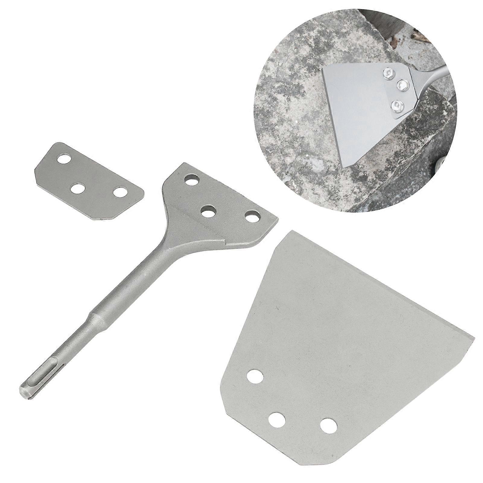 5inch Wide Floor Chisel Bit Heavy Duty Tile Grout Thinset Removal Floor Scraper for Adhesives 