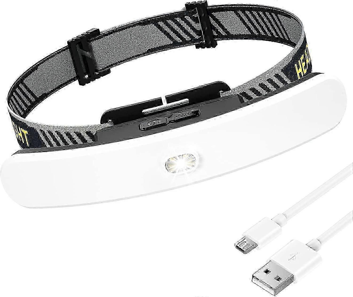 Rechargeable Headlamp, 6 Lighting Modes 90 Adjustable, 2000mAh