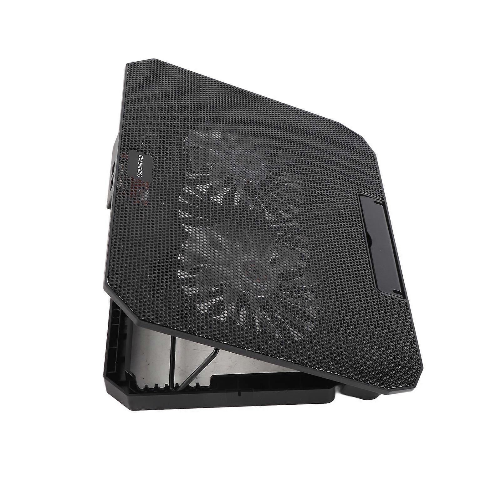 Laptop Cooling Pad Double Fan USB Powered Adjustable Angle Lighting High Speed Laptop Cooler for 14in 15in 17in Devices