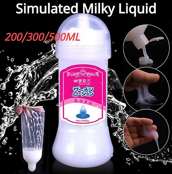 200/300/500ml Super Capacity Viscous Human Simulated Milky Liquid