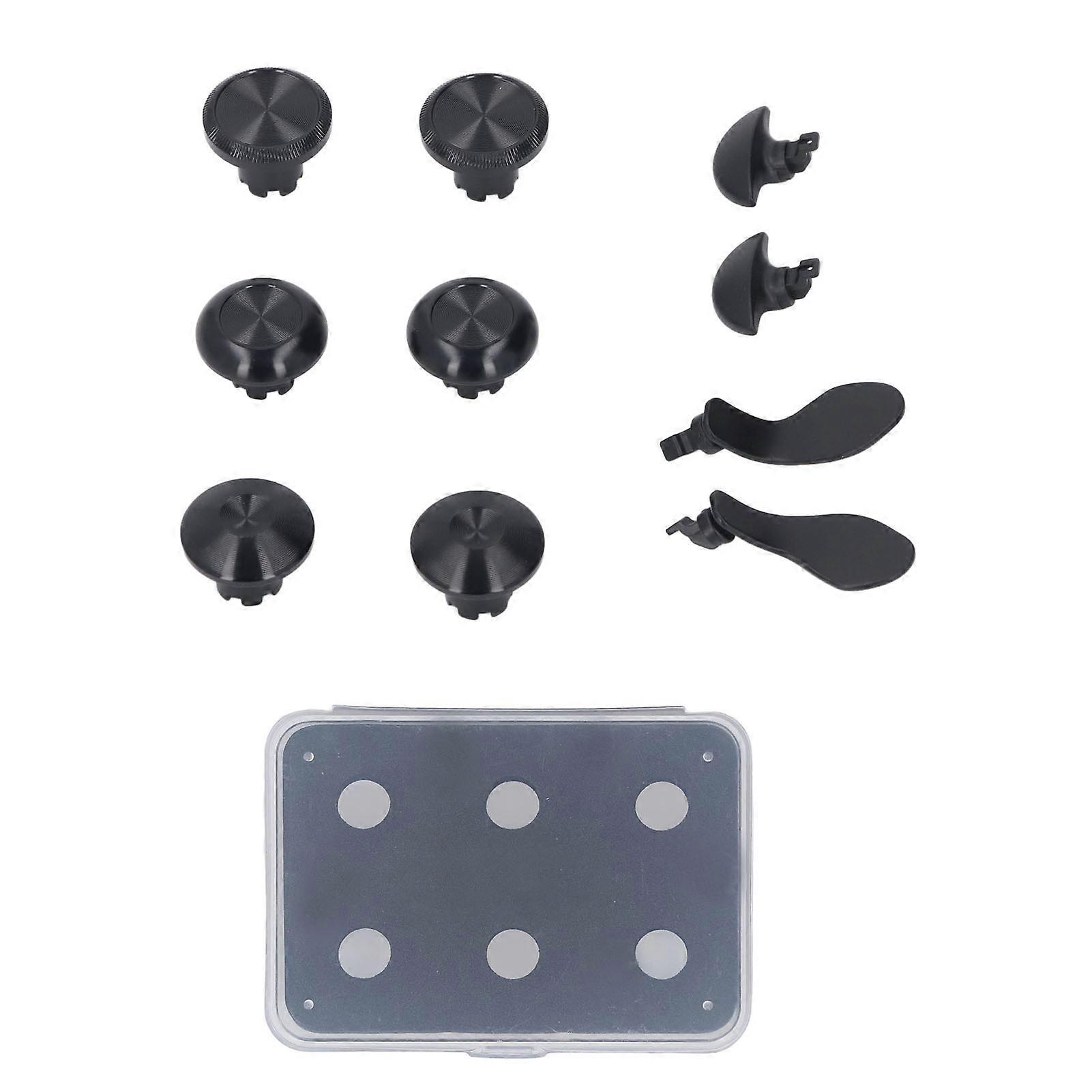 Black Metal Thumbsticks & Paddles for Edge Controller: High-Performance, Durable Upgrade
