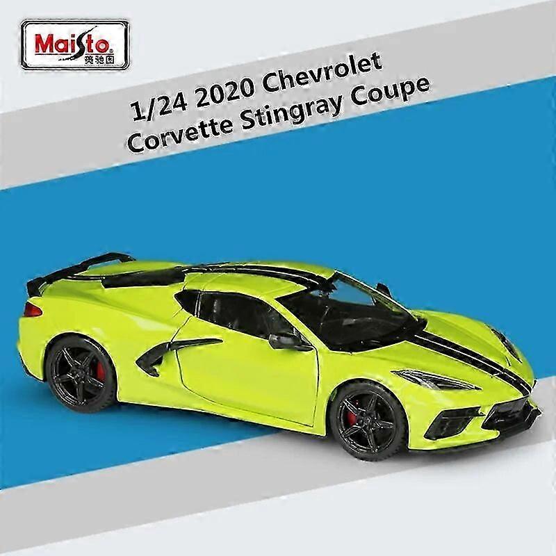 2025 Τελευταίο μοντέλο 1:24 2020 Chevrolet Corvette Stingray Coupe σπορ αυτοκίνητο κράματος