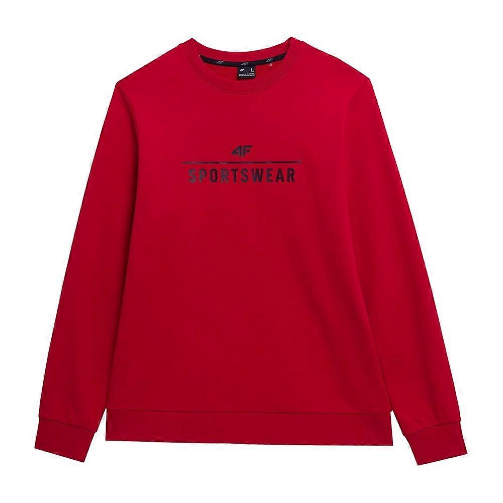 4F SWSM349 4FSS23TSWSM349CZERWONY universal all year men