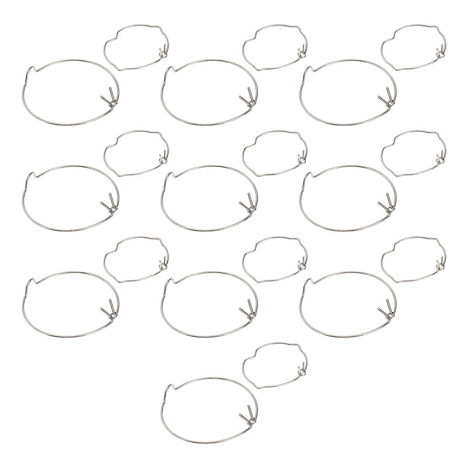 Recessed Lighting Springs Clips Ceiling Spotlight Fittings Downlight Spotlight Fixed Circular Spring Bulb Holders Garage 20Pcs