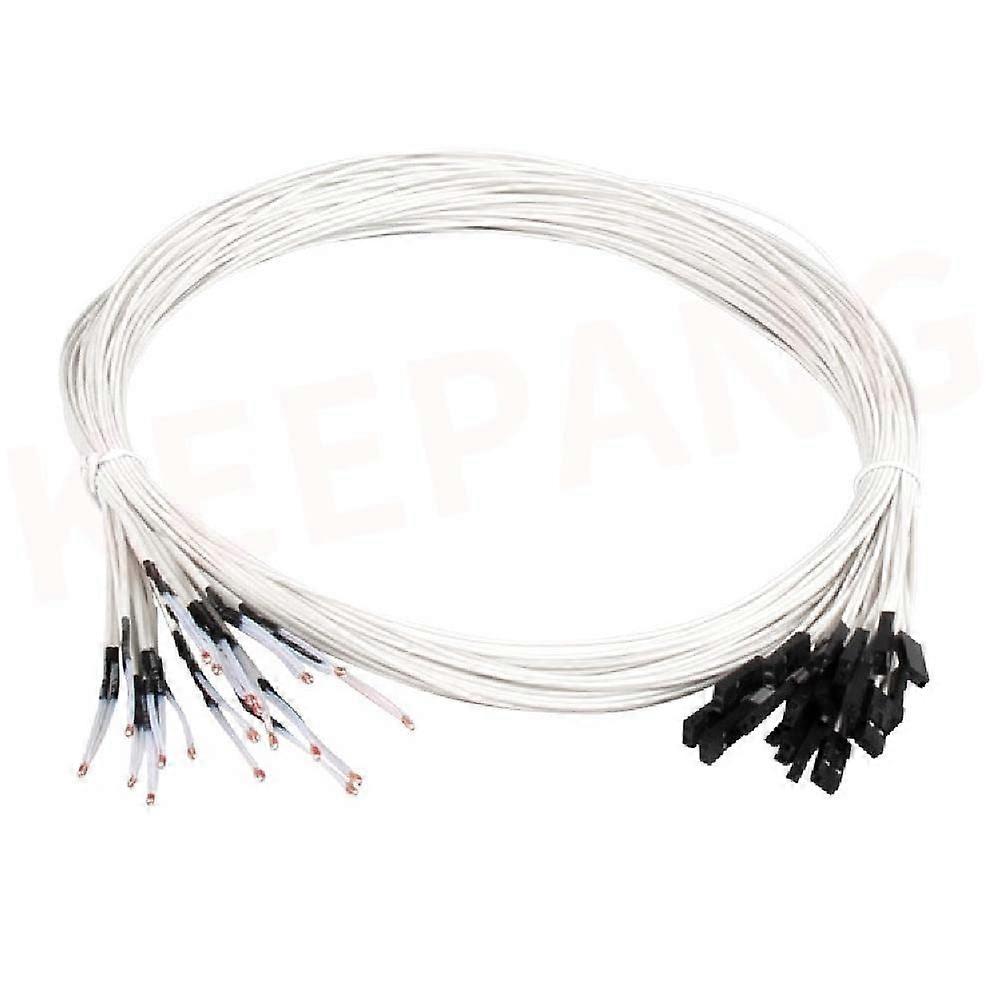 NTC thermistor cable, thin, 1 m long, NTC 3950 Thermistor 100K for 3D printer, 5 pieces