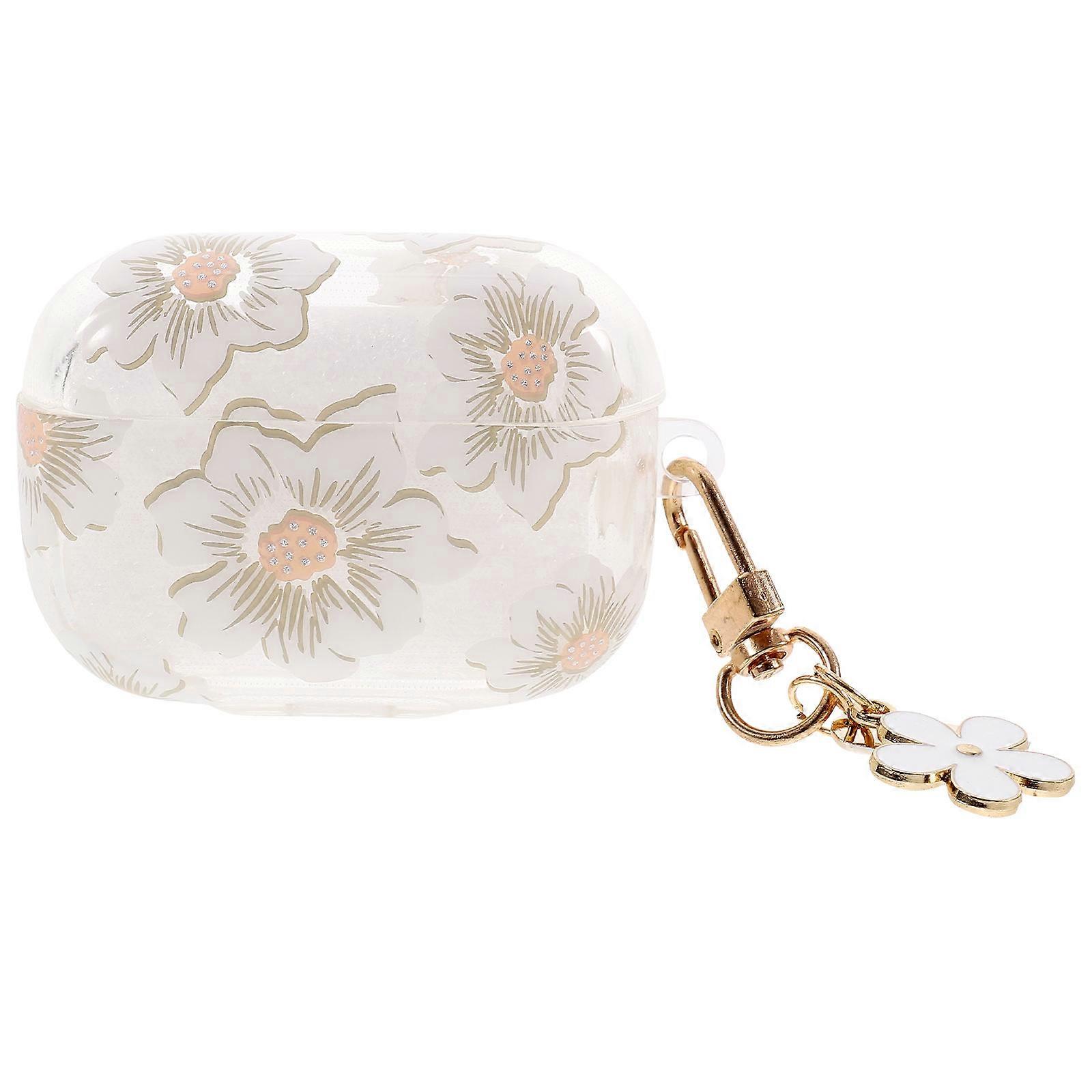 Portable Case for Earphone Tpu Ear Phone Case Daily 6.5x4.5cm Protective Shell 1Set