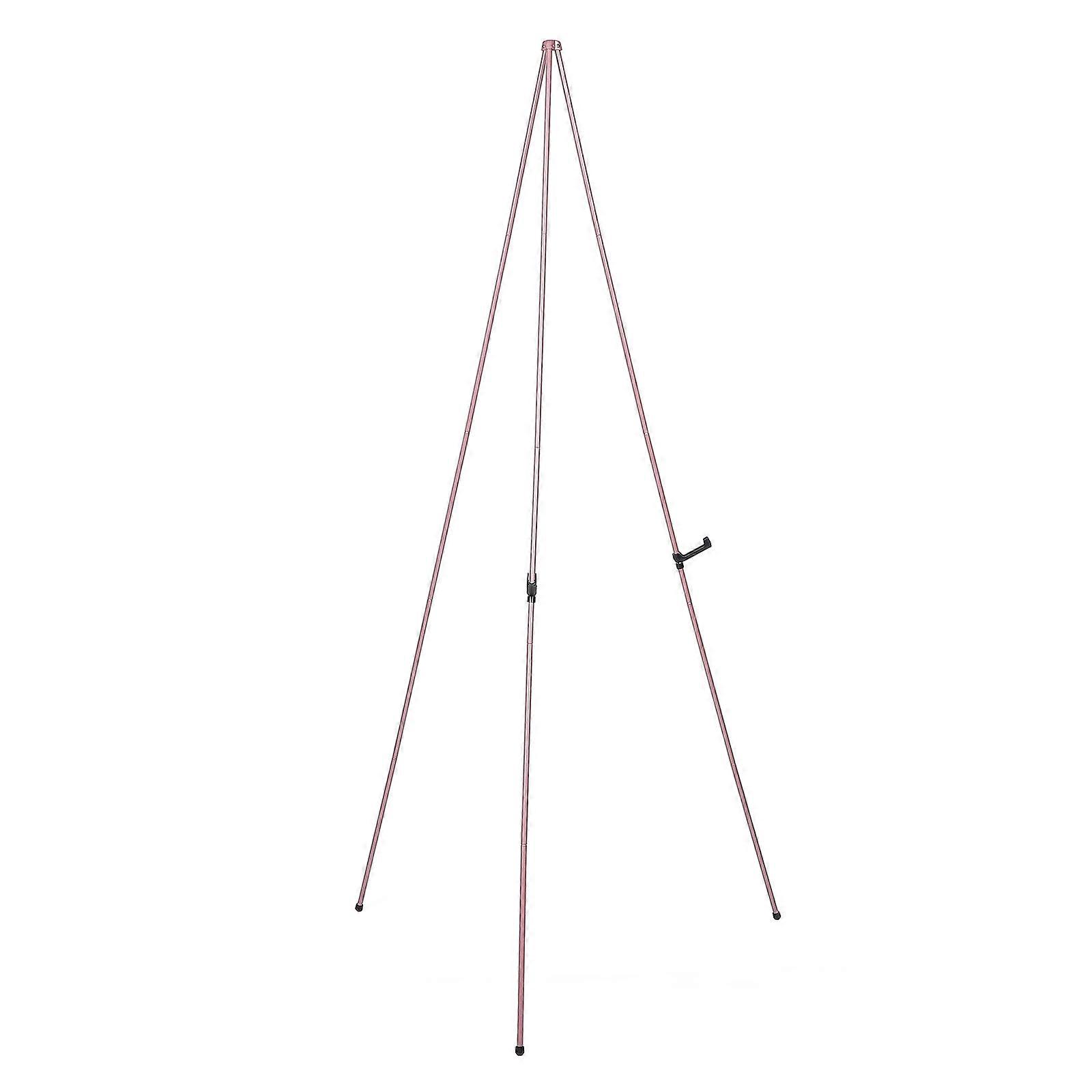 Foldable Tripod Metal Easel Stand For Travel Artists Classroom Painting Aluminium Alloy Portable Height Adjustable 165.00X45.00X45.00Cm 1Pcs