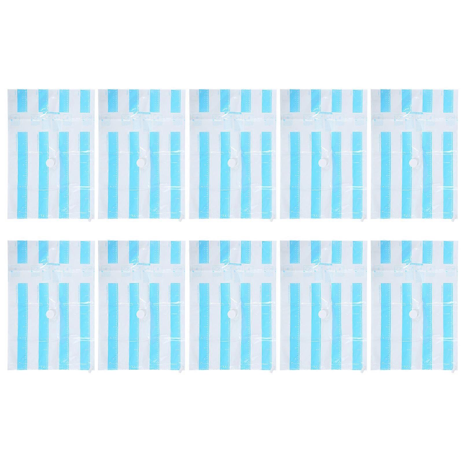 10Pcs/Set 12C Vacuum Storage Bag Space Saving Compressed Bag with 3.5cm Thread Air Inlet