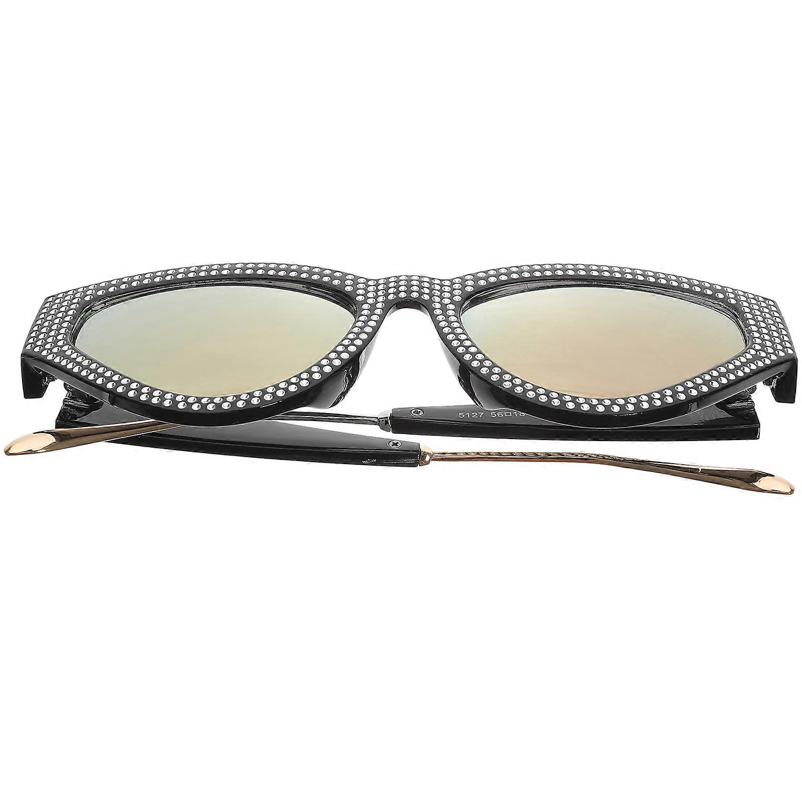 Here's a polished and professional product description for **Rhinestone Triangle Sunglasses For Women**:
### **Rhinestone Triangle Sunglasses for