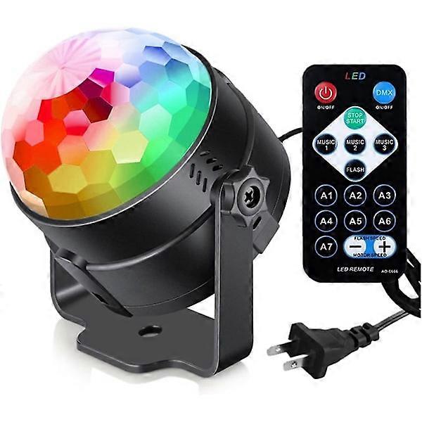 Remote Control Portable Sound Activated Party Light Indoor,