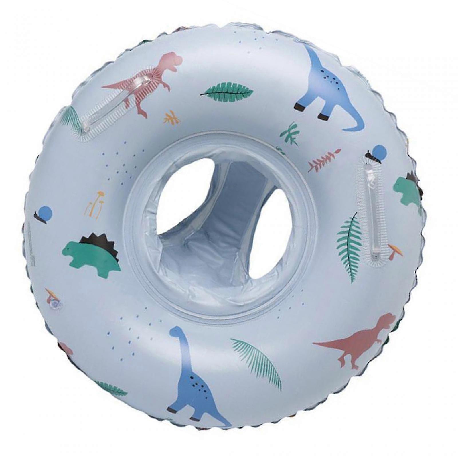 Infant Pool Float Swimming Trainer Inflatable Thicken Baby Pool Float Stitching Green Seat