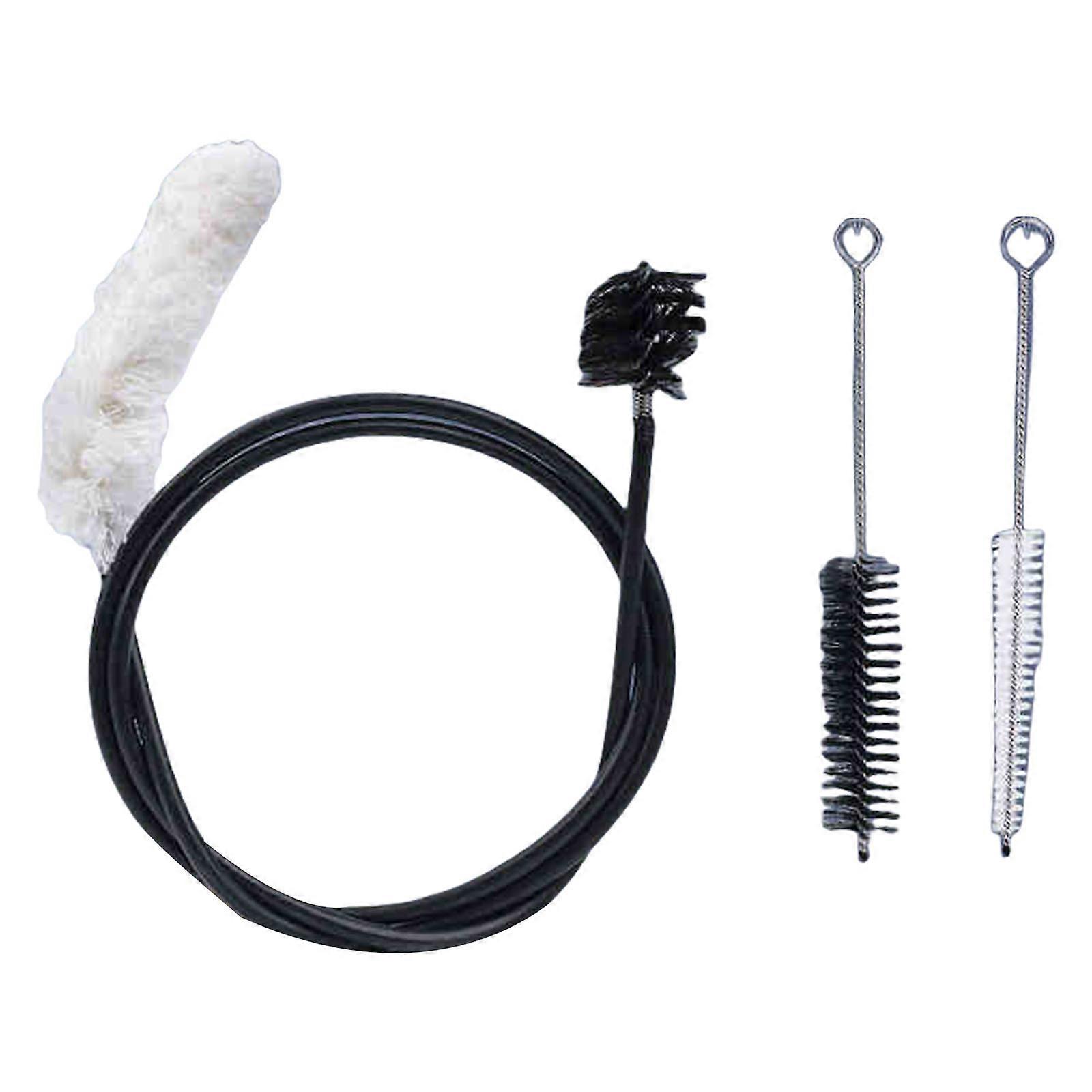 Kits d’entretien de la trompette Outil d’entretien de la trompette Embout buccal flexible, valves, brosse serpent facile à utiliser Multicolore