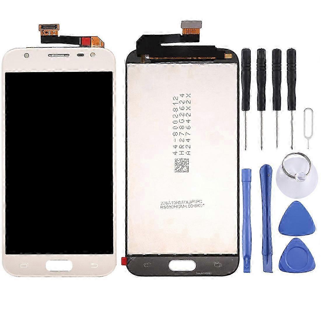 COMPATIBLE LCD Screen for Galaxy J3 , J330F/DS, J330G/DS with Digitizer Full AssemblyGold SZRH A-B