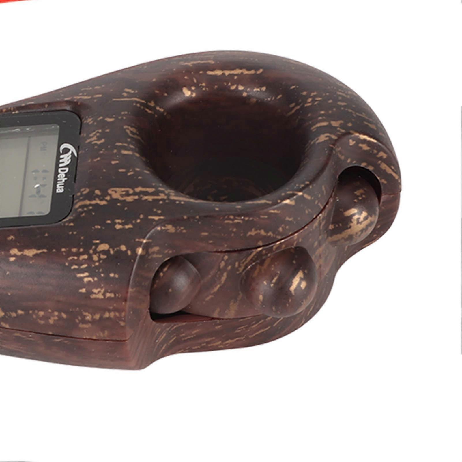 Digital Beads Counter Reset Function Auto Off Red Fringe Portable Compact Digital Tasbih for Prayer Islamic Muslim Type 1