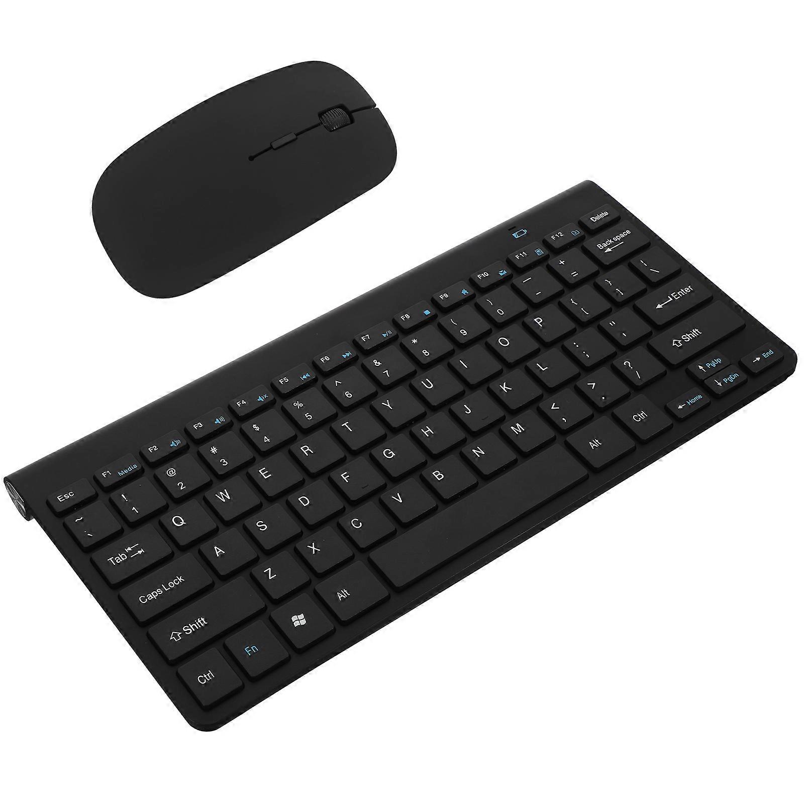 Computer Accessories Wireless Keyboard And Mouse Set Quiet 1Set Black