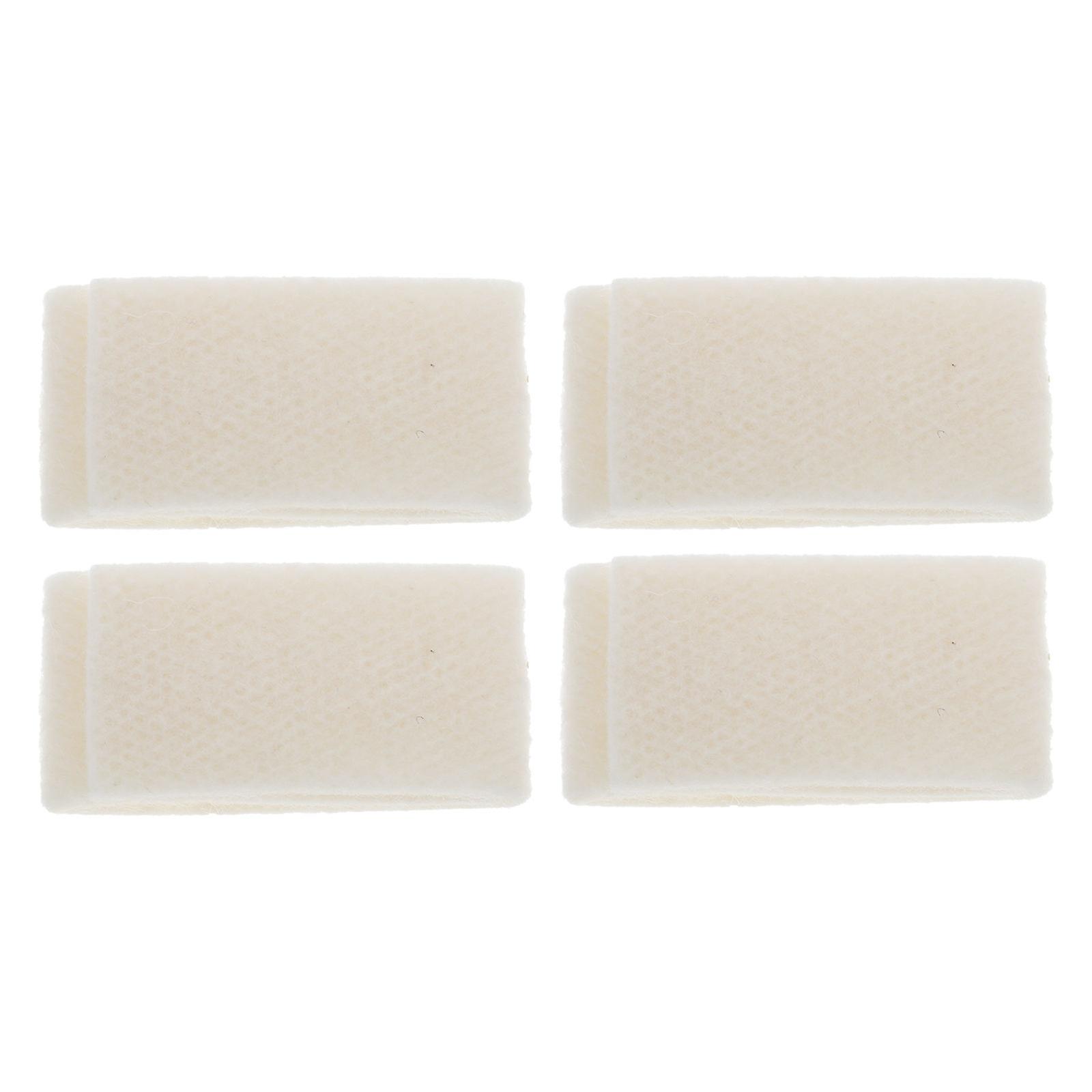 Erhu Practice Mute Made of Synthetic Material for Beginners with White Color 4Pcs