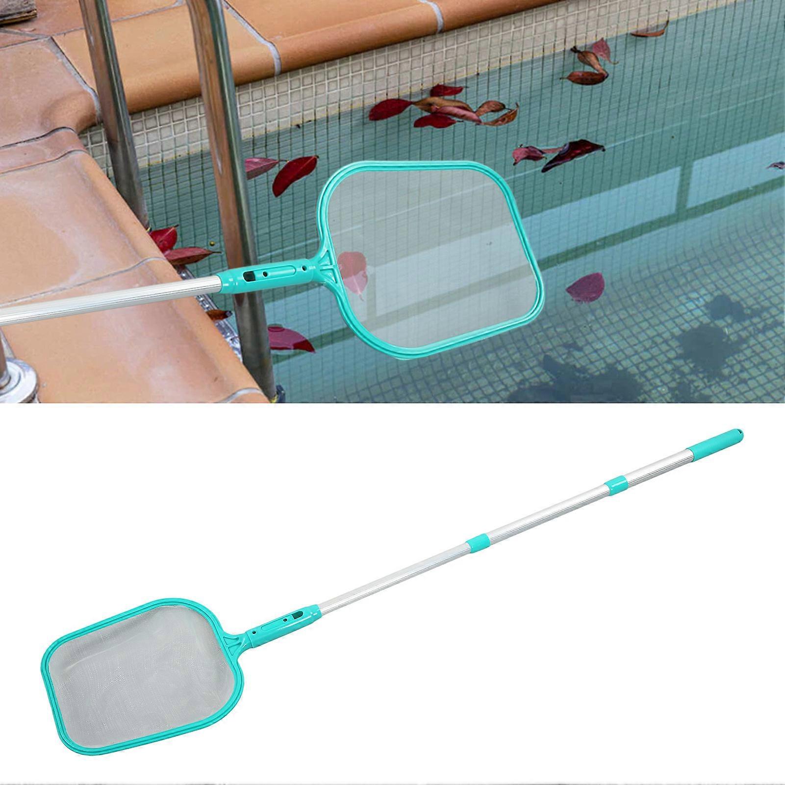 Swimming Pool Net Plastic Fine Mesh Efficient Cleaning Leaf Rake with Telescopic Rod for Garden 