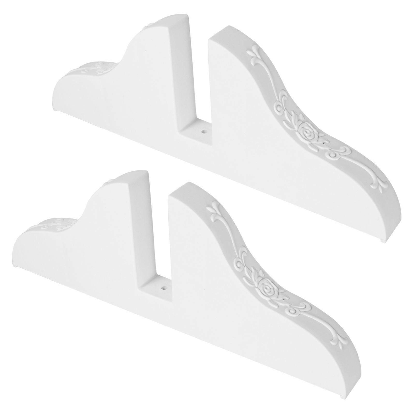 Room Divider Display Stand Partition Support Modern Design Screen Holder White Square Floor Protection Home Decoration 2Set