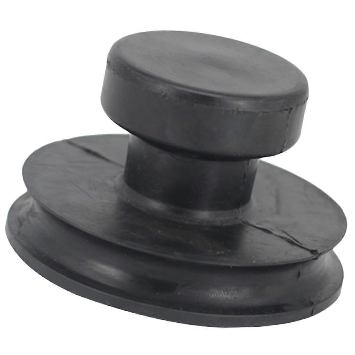 Meditation Essentials Rubber Lifting Handle for Singing Bowls Tool for Gong Chakra Drum Black