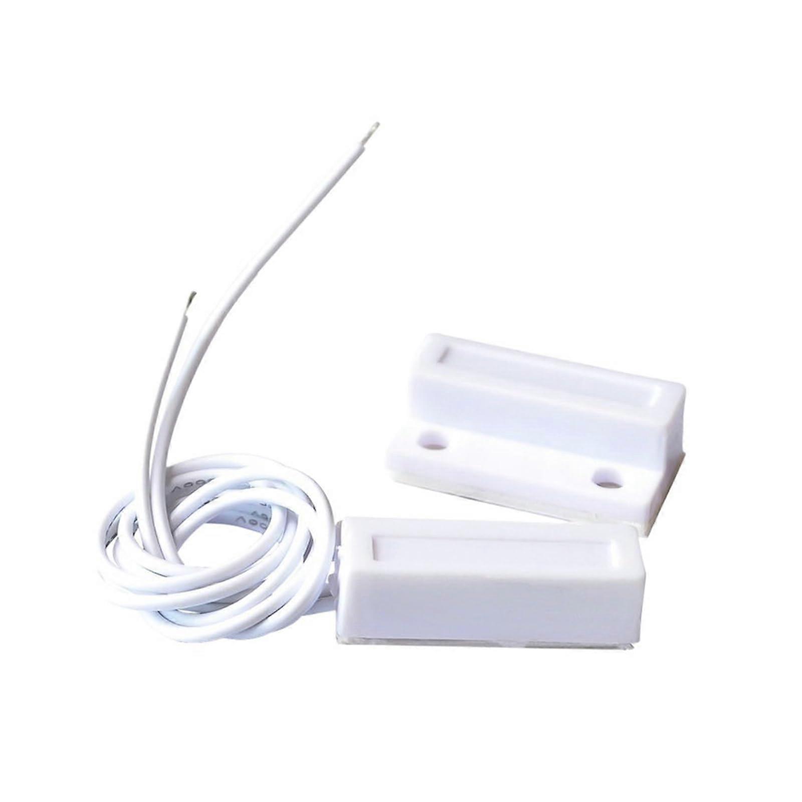 Wired Door Window Sensor Magnetic Switch 5 Pair Lot, Home Alarm System Detector, Door Contact Sensor