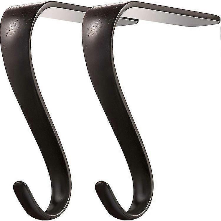 Christmas Stocking Holders Metal Fireplace Stocking Hook (2 Pcs)