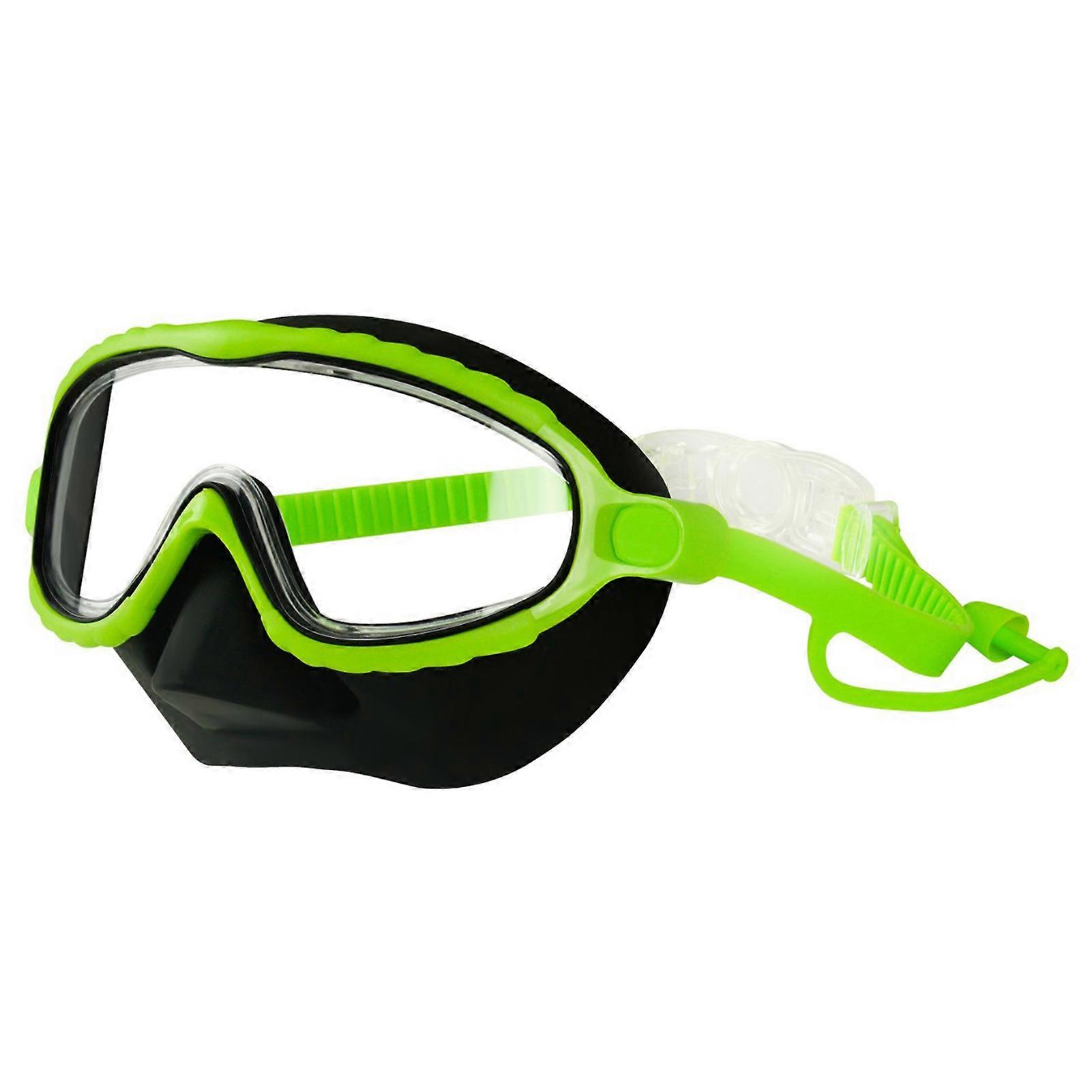 Child-Friendly Swimming Goggles - Anti-Fog, Leak-Proof, Adjustable Fit with Soft Silicone for Clear Vision & Comfortable Use for Kids 4-15