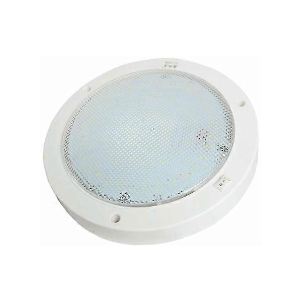 12V RV Marine DC LED Ceiling Light 9W Round with Switch