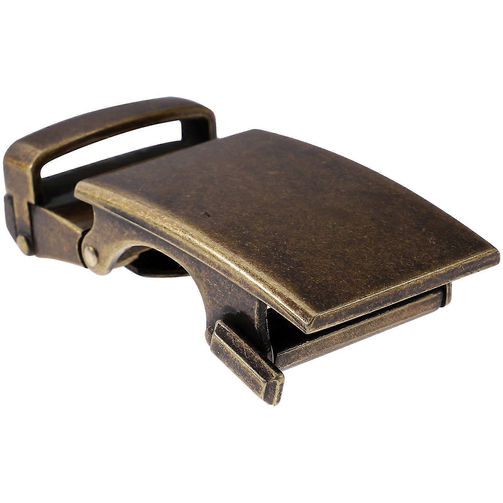 Mens Beltsmens Belts Formal Belt for Men Simple Style Businessman Crowd Automatic Buckle 2.83X1.41X0.59in 1Pc