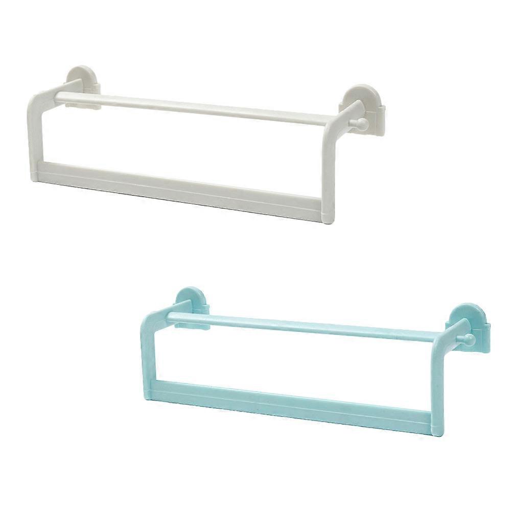 Hanging Towel Rack For Bathroom Homeowners Towel Storage White Color 2Pcs
