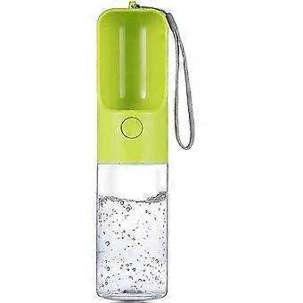 Dog water bottle 450ml, outdoor drinking bowl bottle