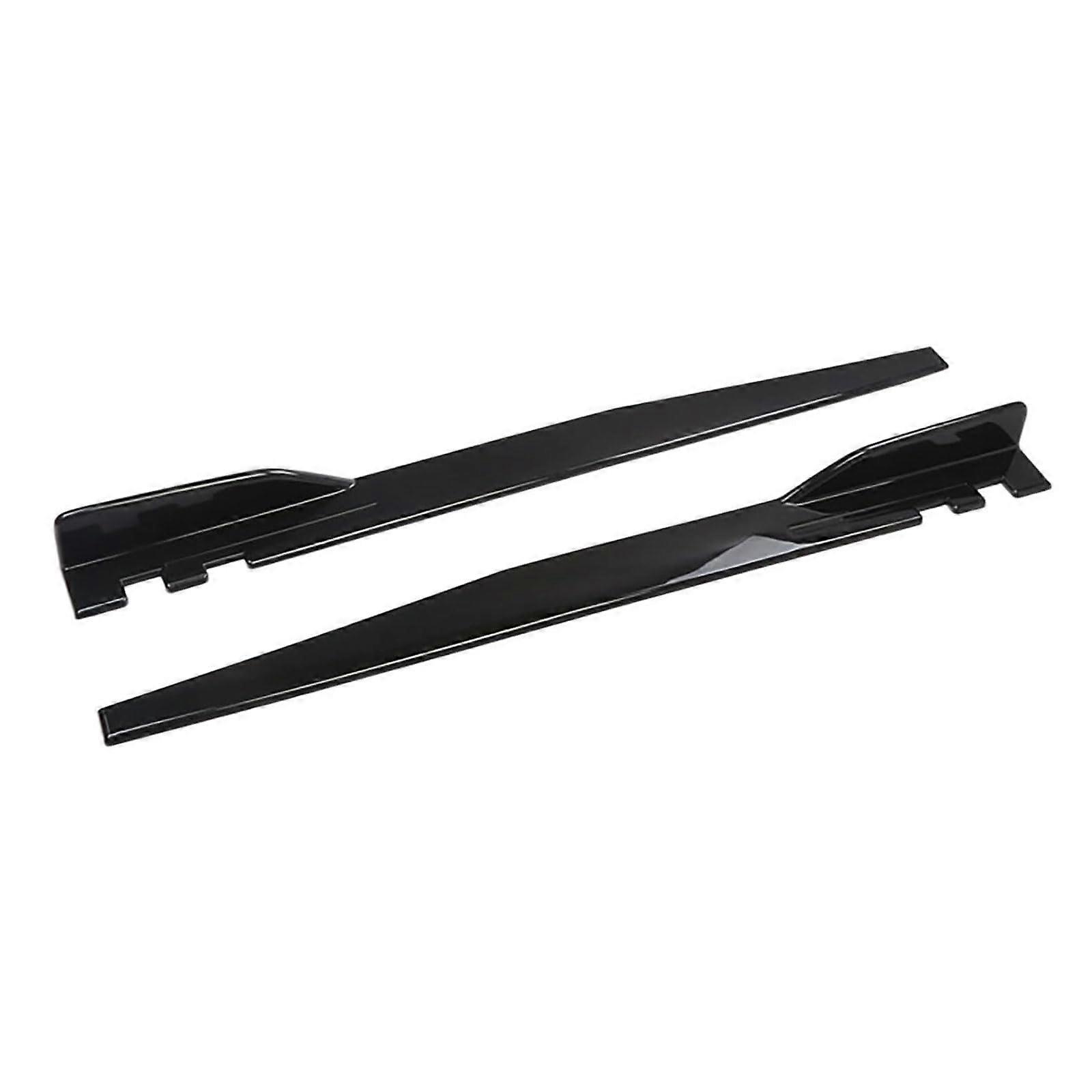 Auto Seitenschweller für Opel Frontera 2024 2025 2026, Rocker Splitter Seitentrittleisten in Bright Black, Karosserie-Kit Zubehör