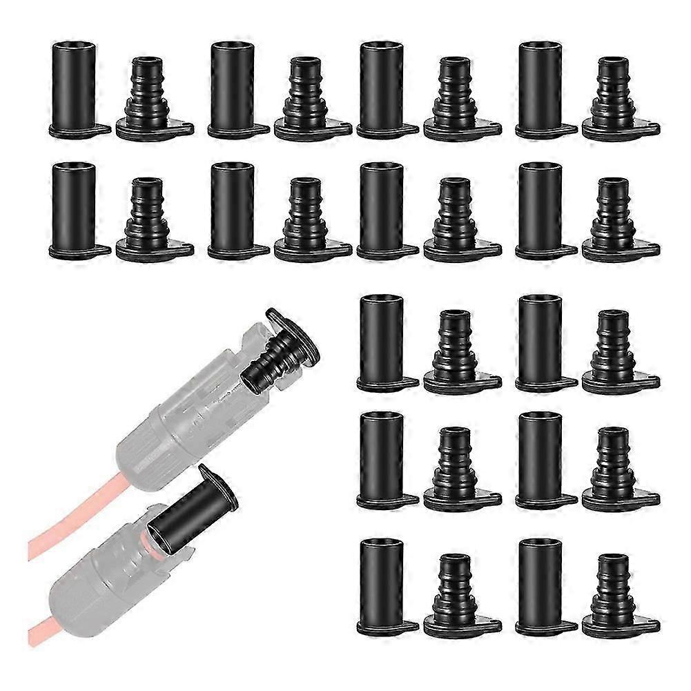 50 Pairs Solar Panel Connector Caps, Dustproof Solar Connector Caps