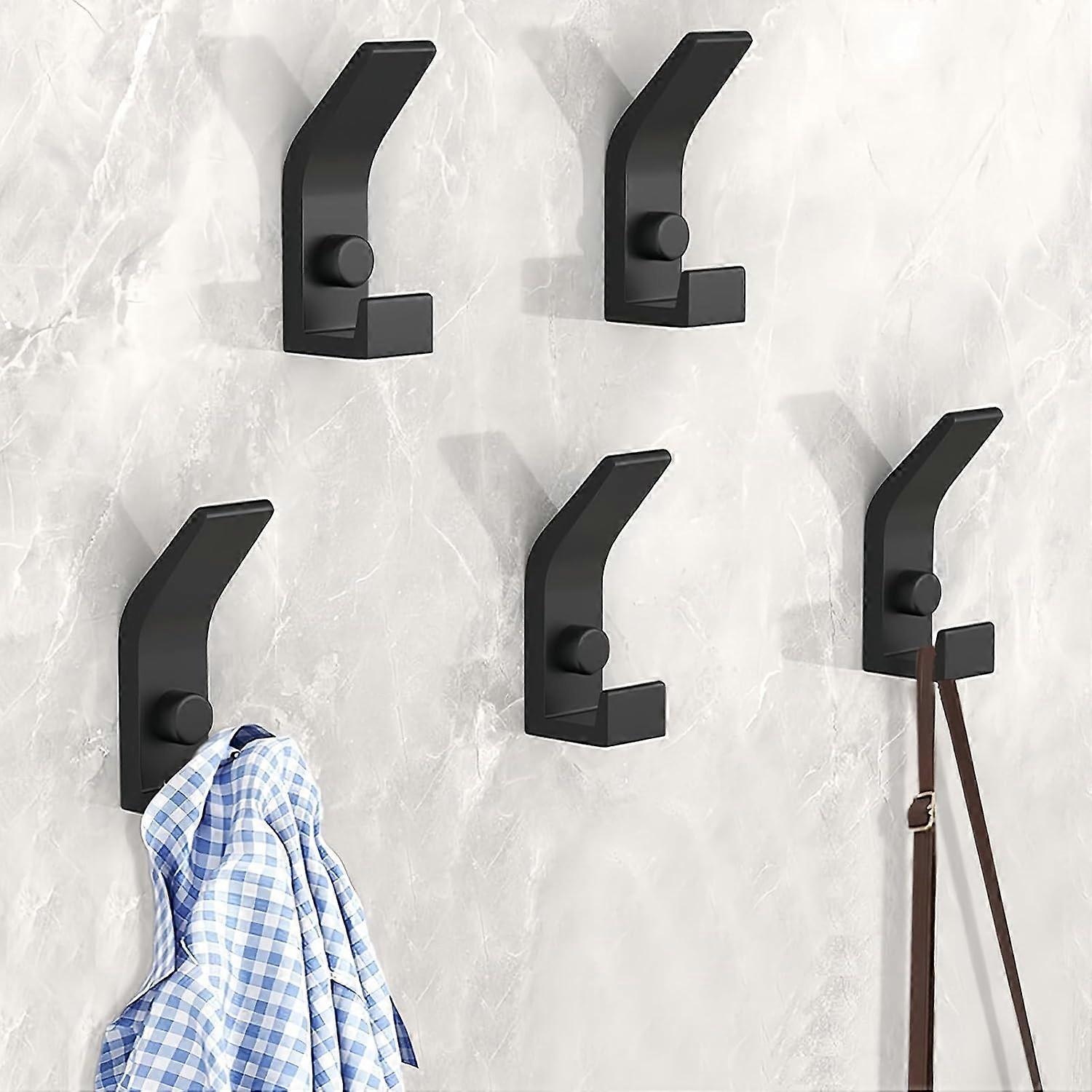 5-Piece Wall-Mounted Coat Rack Set