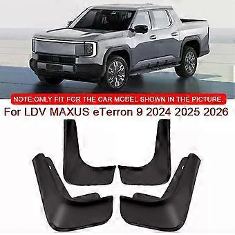 For LDV MAXUS eTerron 9 2025 2026 Car Styling Car Mud Flaps Splash Guard Mudguards MudFlaps Front Rear Fender Auto Accessories-xj