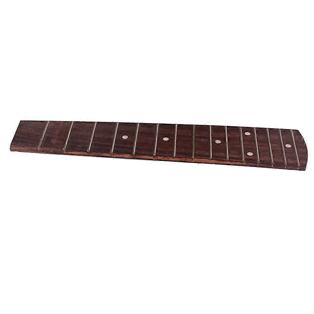 Touche en palissandre pour 21 pouces concert ukulélé hawaï pièces de guitare remplacement couleur café