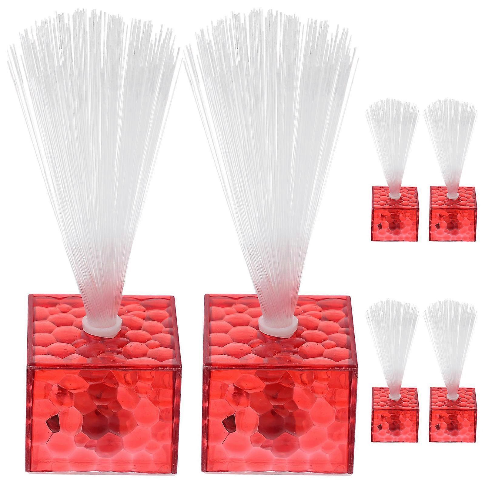 6pcs Fiber Optic Table Centerpiece Lights Decorative Lamps for Parties