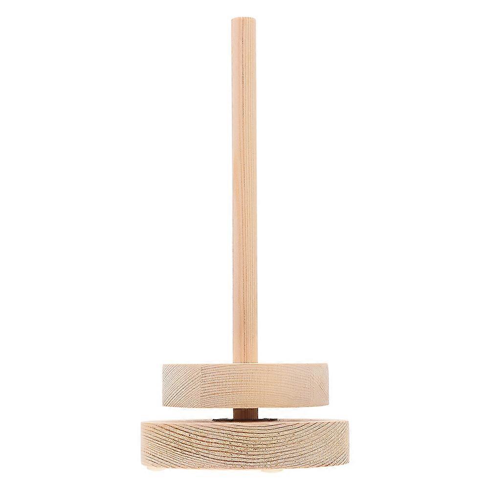 Practical Yarn Holder for Sewing Thread Rack Storage Stand Light Yellow Synthetic Material