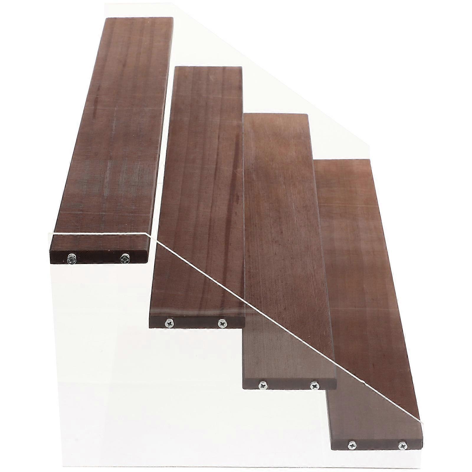 Acrylic Display Stand for Figures, Cosmetics, Perfume & Statuettes – Multi Shelf Sturdy Desktop Organizer for Home & Display Use