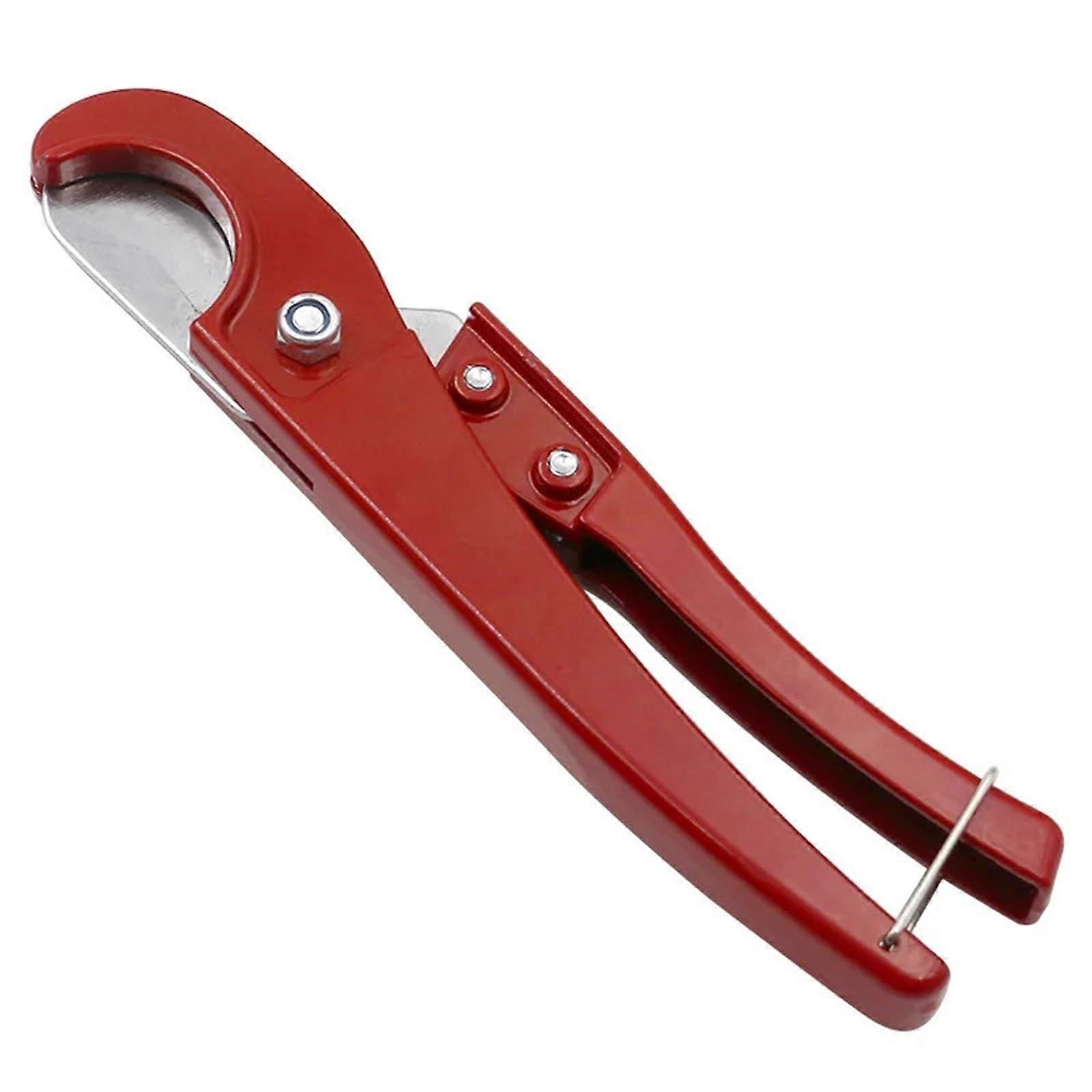 Rohrschneider Rohrschneider, Ratchet, cuts plastic pipes, pipe cutter, scissors, /PP/PE/PPR hose, hand tools, versatile pipe cutter (Red) Red