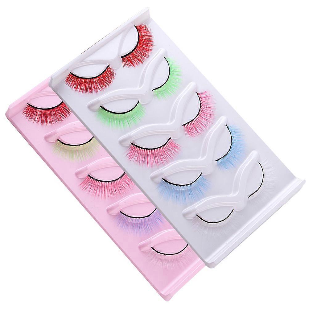 Curved Fake Eyelashes For Enhancing Beauty During Stage Performance 2Boxes