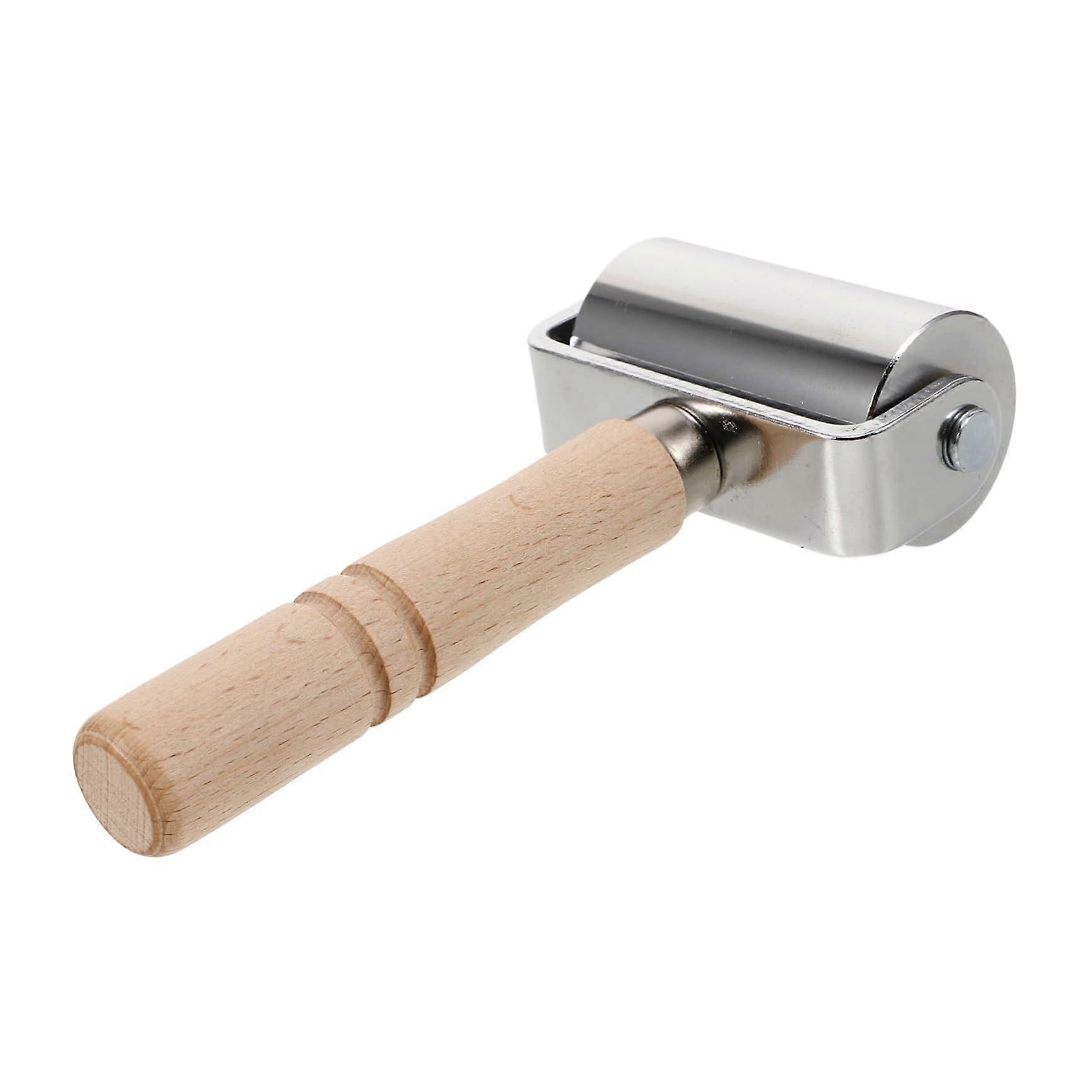 Leather Roller Tool for Leather Craft - Vinyl Roller, Structure Roller, Steel Carpet Roller, 15 cm Length