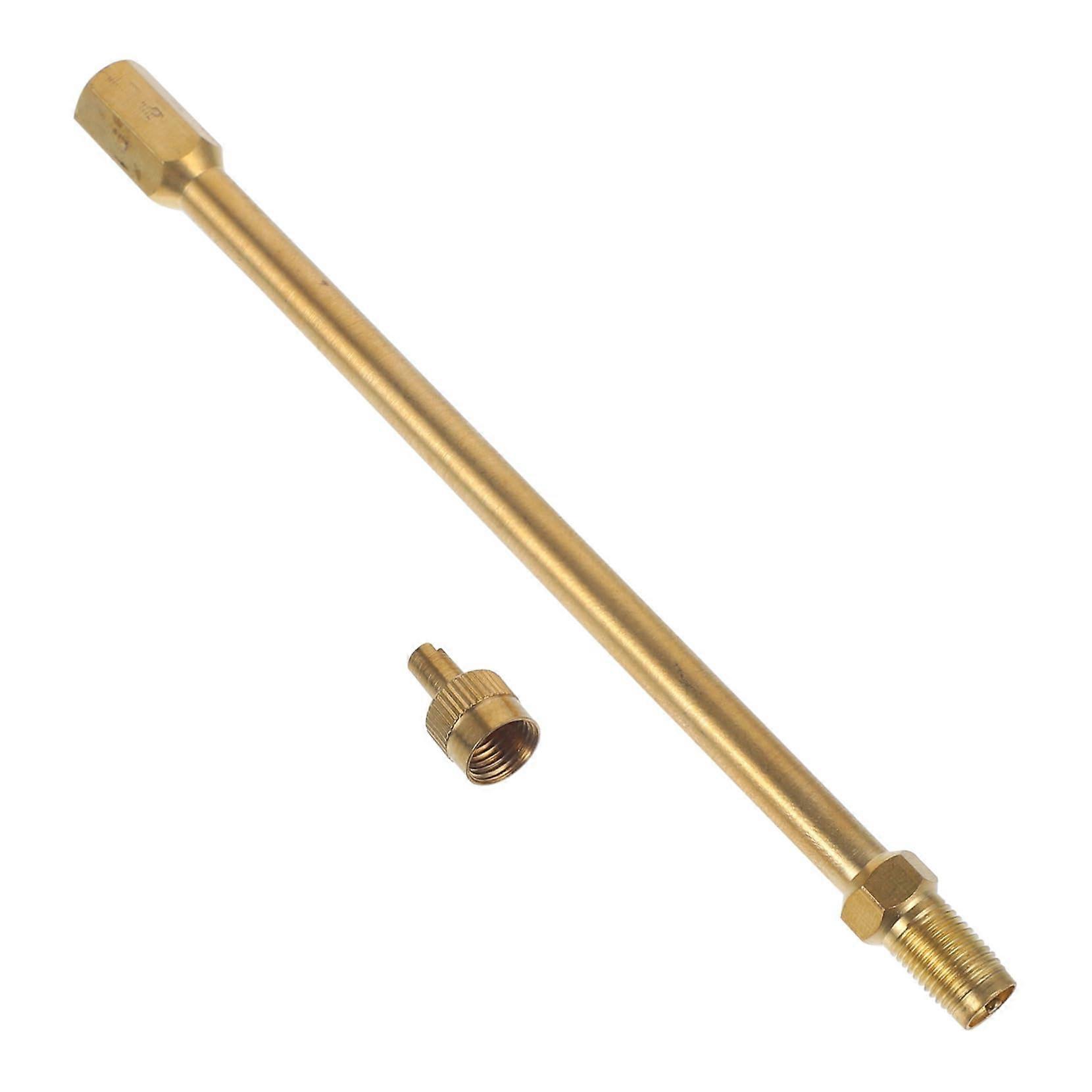Brass Valve Extension for Bicycle and Car Tires - Durable, Easy-to-Install Extension Tube, Deformation-Resistant Design