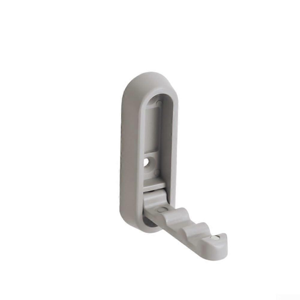 Wallmounted practical coat hooks made of alloy material, enhancing your interior decor (light gray)