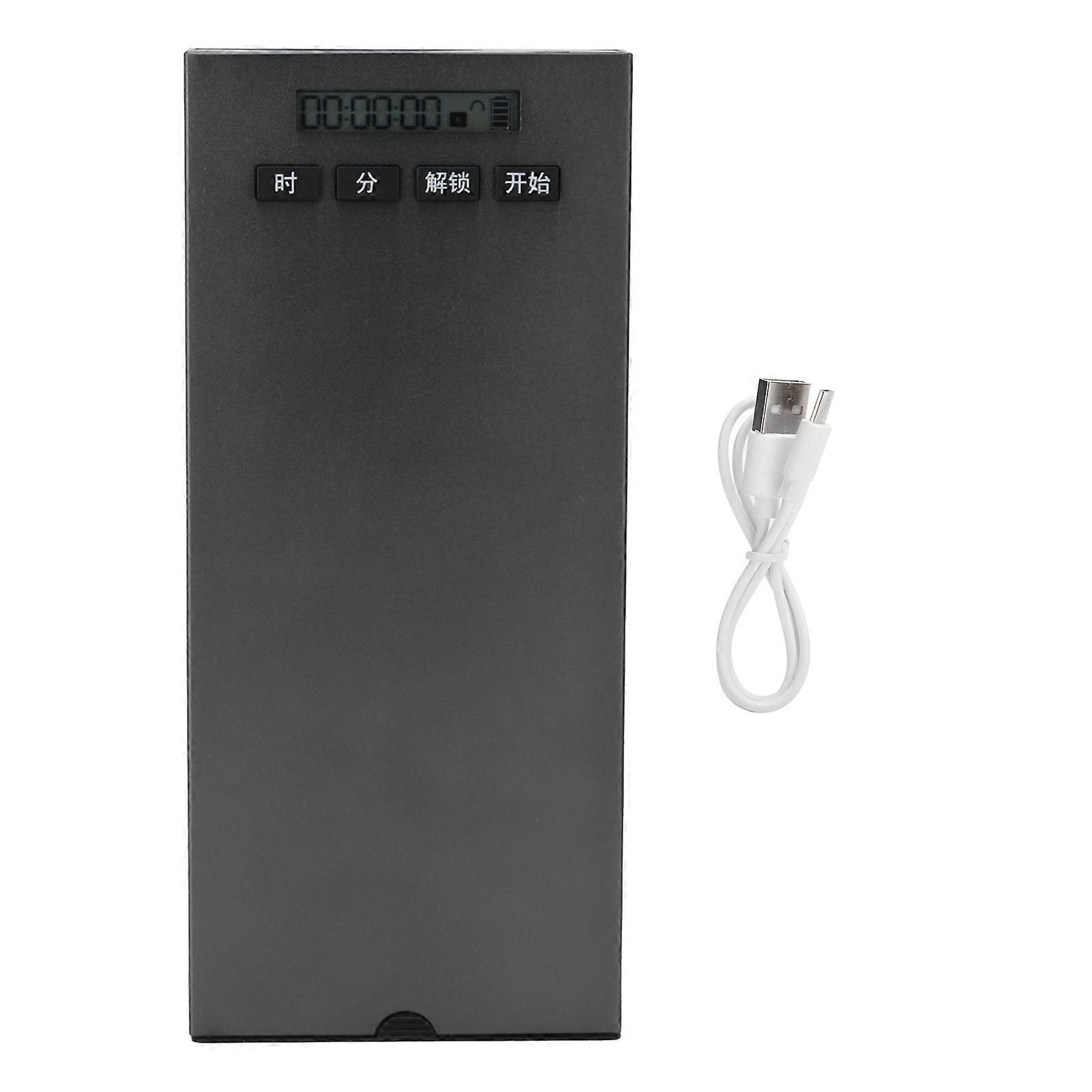 5V Phone Timer Safe Box, Portable Smart Self-Timer Box for Kids and Students