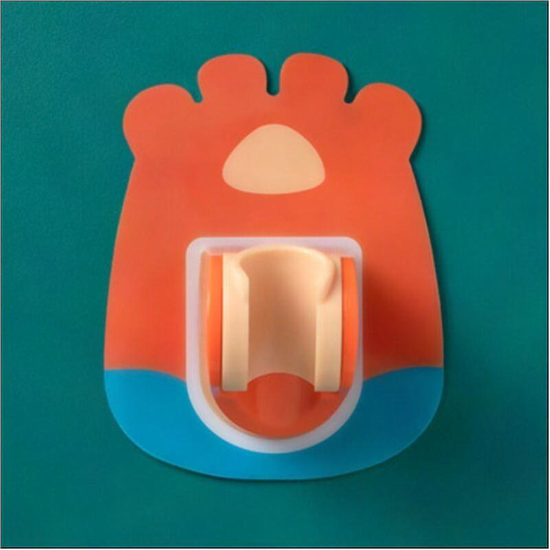 Creative Cartoon Shower Shelf for Bathroom in Red
