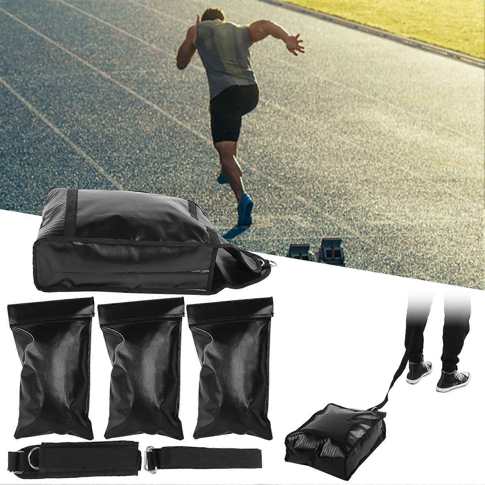 كيس الرمل الرياضي تحميل الوزن مع حزام للياقة البدنية معدات تمارين الجري