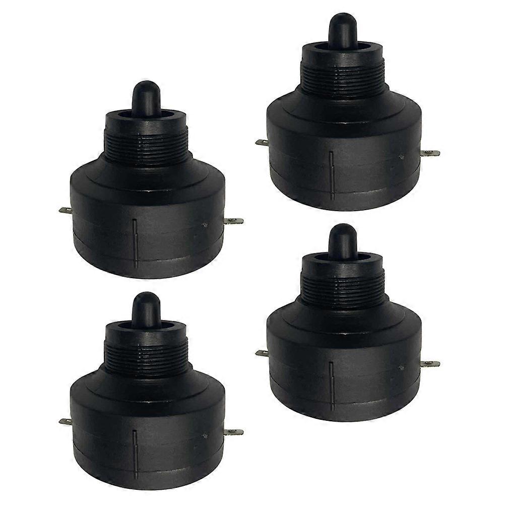 4pcs High Performance Piezoelectric Car Tweeter Horns, Compact Auto Audio Upgrade with Stylish Design for Easy Installation