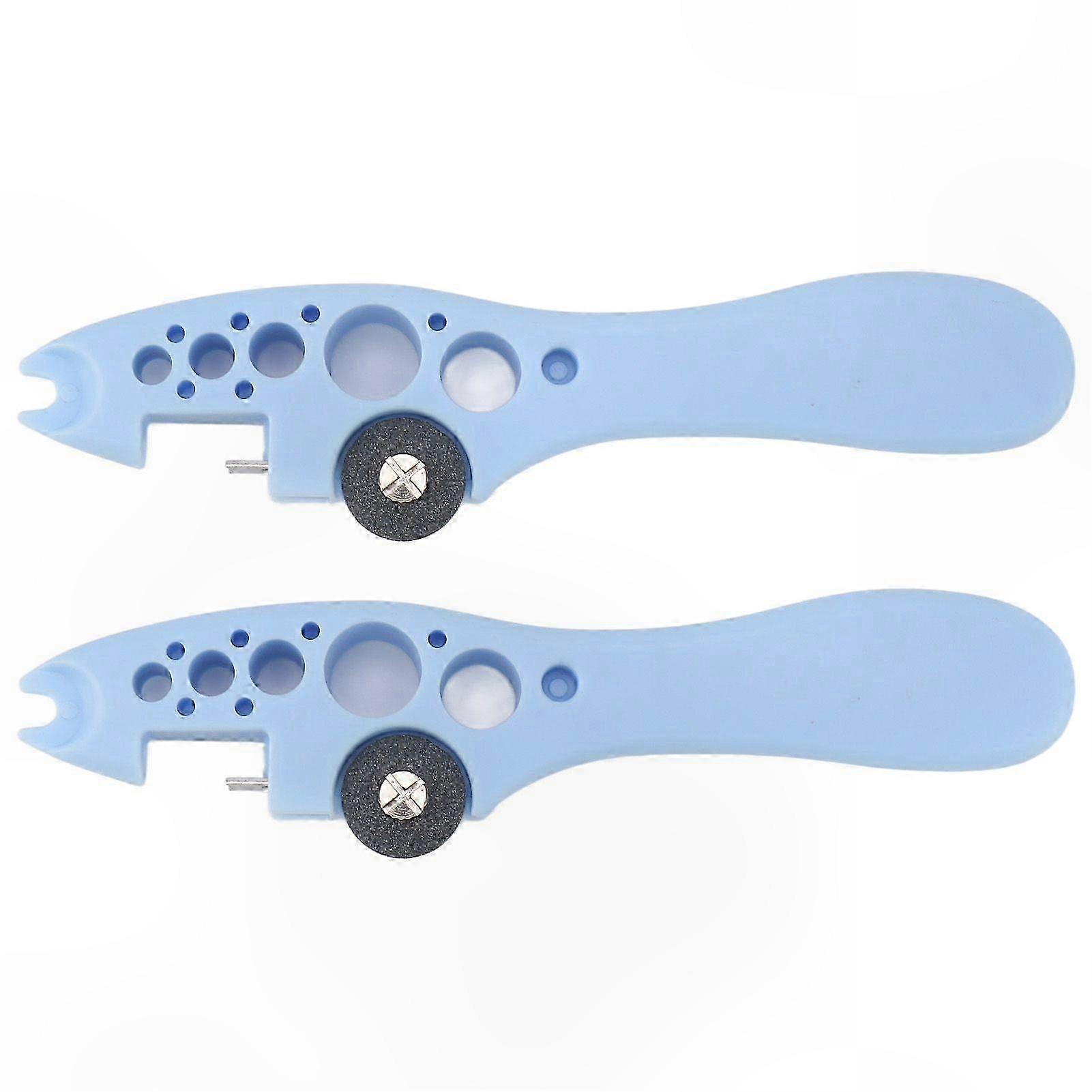 2-Pack Plastic Fish-Shaped Ampoule Openers for Home Use Multifunctional Bottle Breaking Tool