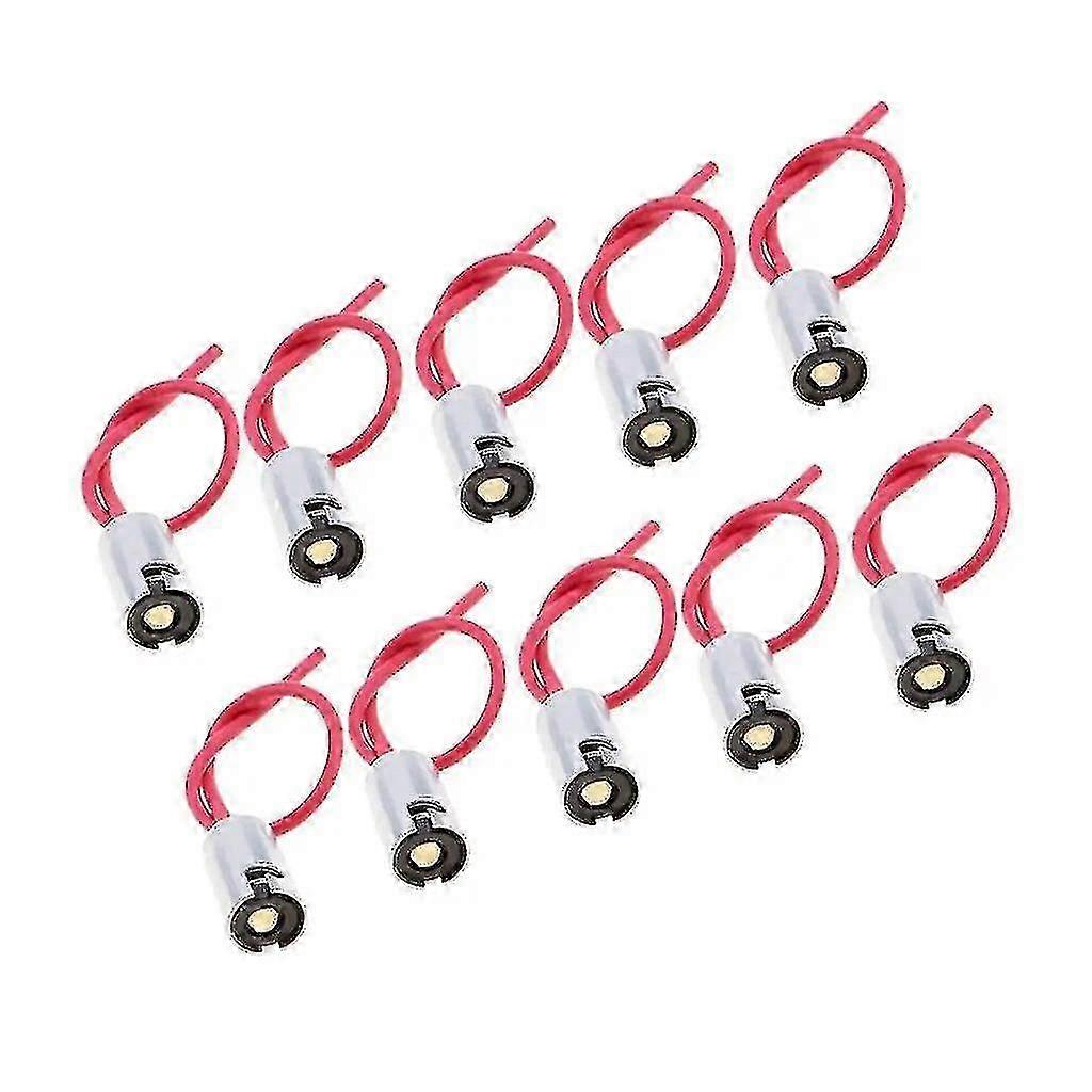10pcs BA9S Bulb Holder Socket with Female Wire Connector for Baoblaze Compatible with Model 4192